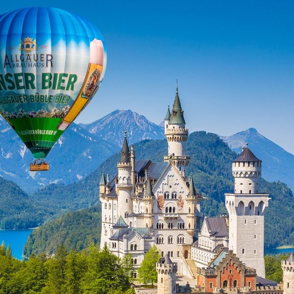 Ballon über Neuschwanstein 2