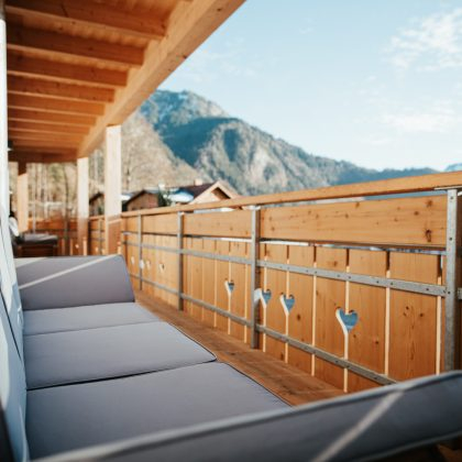 Chalet_Hirschbach_Ap. 5 Steinbock Balkon Ausblick (Chris Gollhofer A201381)