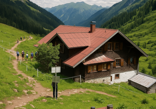 alpenhuette-kleinwalsertal-wandern-berge-sommer-alpenlandschaft