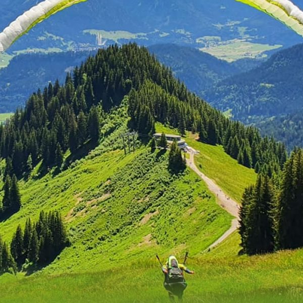 gleitschirmfliegen hörnerbahn